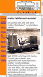 Mobile Screenshot of feldbahn-richter.de